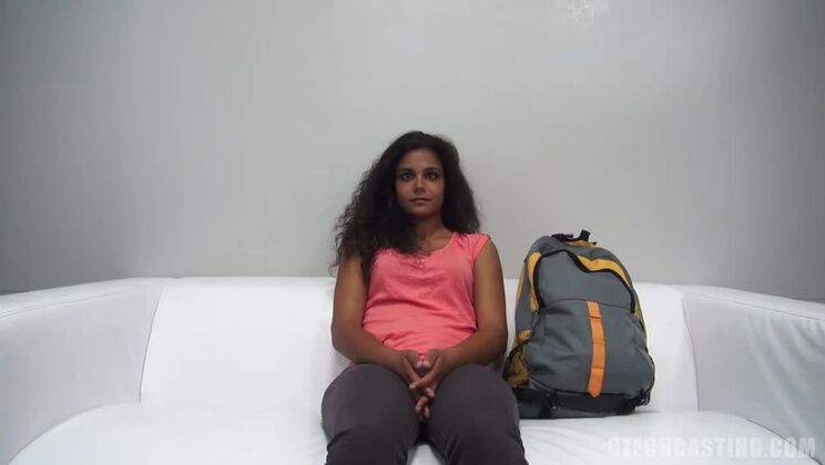 Sexy Czech Brunette Tereza in Hot Casting Video