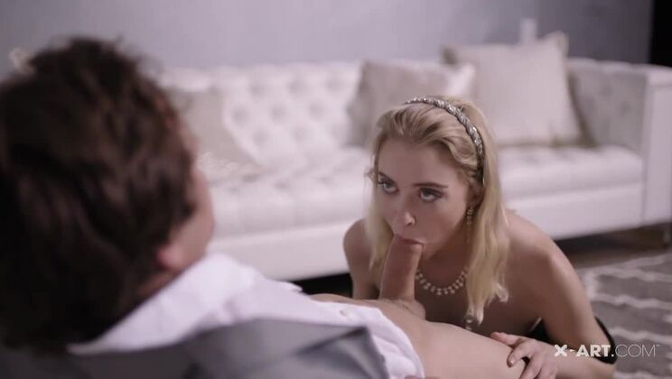 Blonde Beauty Chloe Gives a Hot Handjob