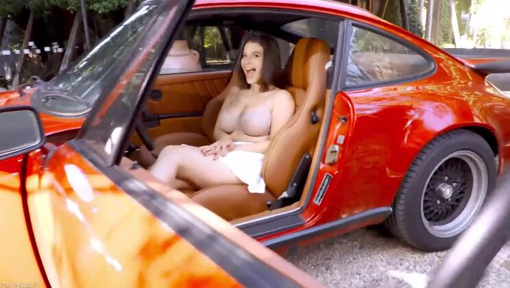 LaSirena69 - Big Tits MILF Outdoor Solo Play with Sex Toys