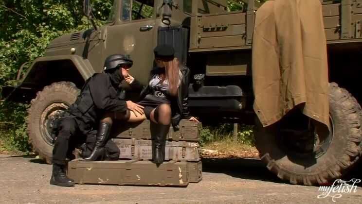 Dominno Fucks Hard with Big Cock - Blonde MILF Outdoor