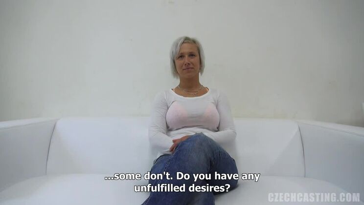 Blonde MILF Lenka with Big Ass in Hot Casting