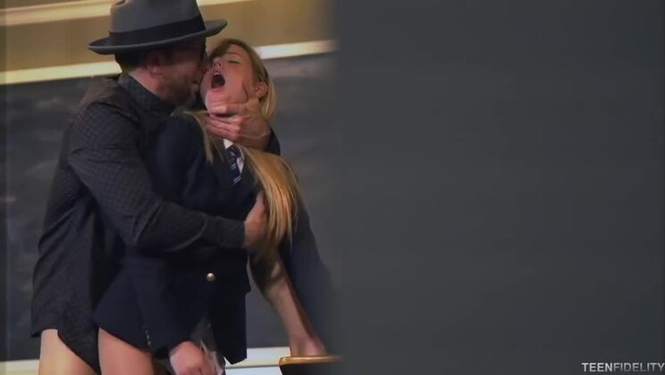 Teen School Girl Scarlett Sage Fucked Hard by Ryan Madison