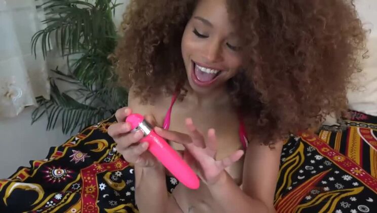 Cecilia Lion Hot Brunette Solo Play with Sex Toys