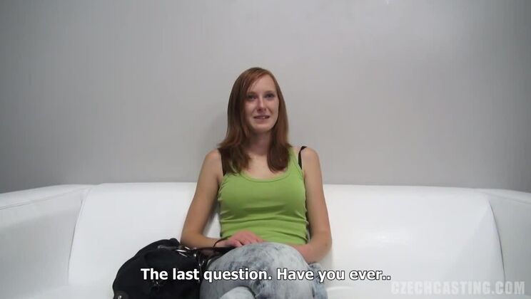 Sexy Czech Redhead Jarka in Hot Casting