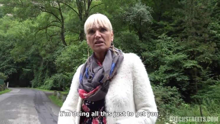 Czech Blonde Big Tits Mature 113