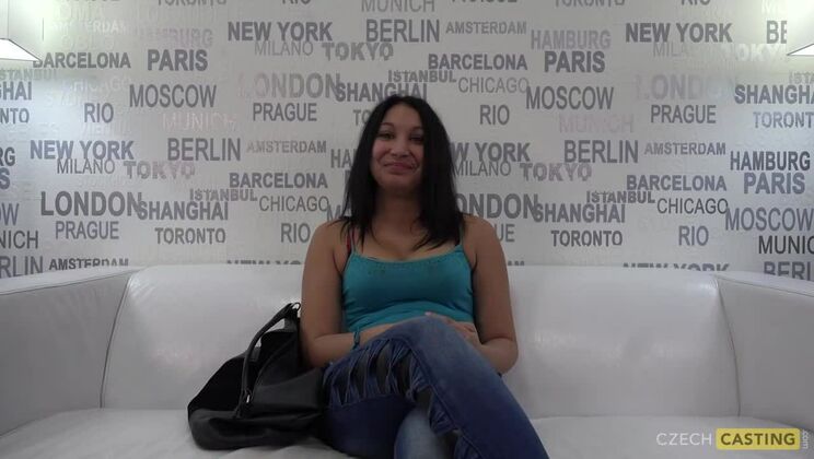 Czech Brunette Monika Gets Pounded