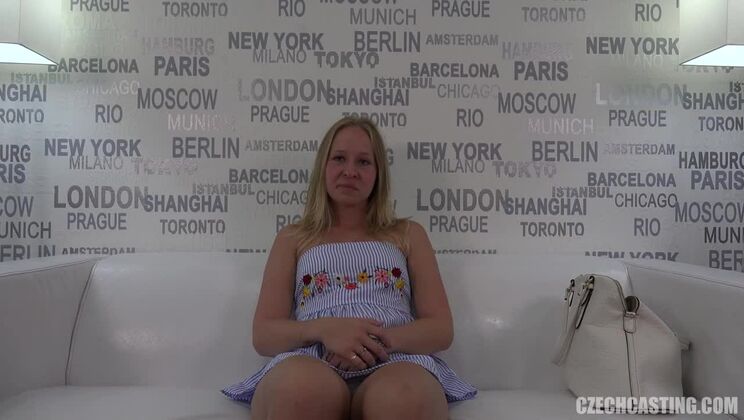 Blonde Czech Veronika - Casting at Its Best