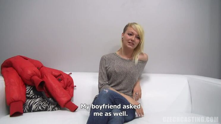 Heavenly Pierced Blonde Nikola in Europe