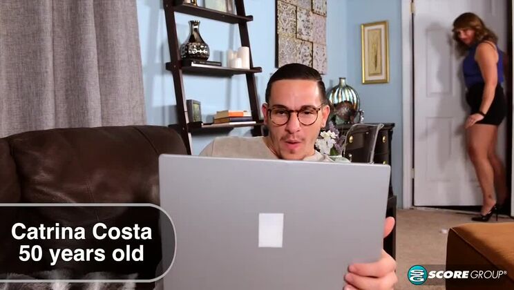 Blonde MILF Catrina Costa's First Hardcore Video