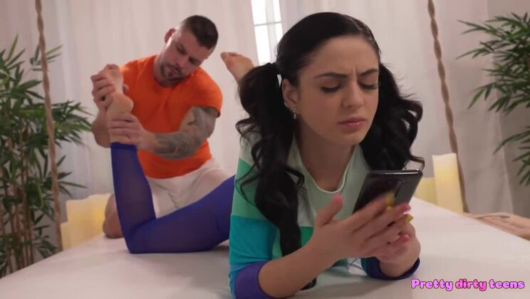 Mia Trejsi Gets Gentle Fuck on Massage Table