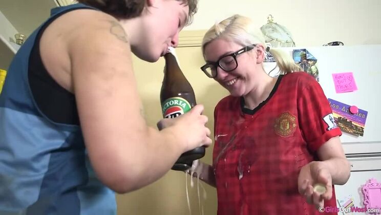 Arial and Scout - Soccer Action Blonde Brunette