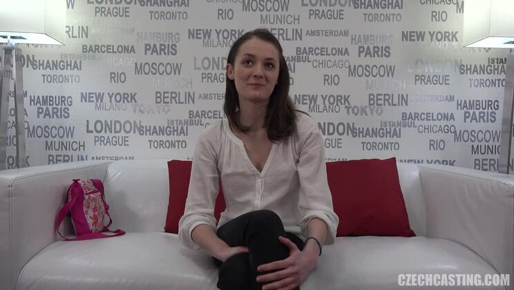 Eliska – Stunning Brunette Takes Big Cock