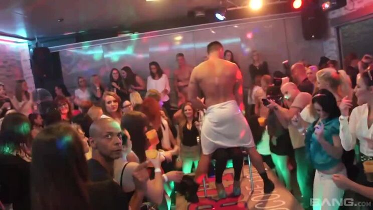 Strangers Get Wild with Blowjobs and Tits at Party