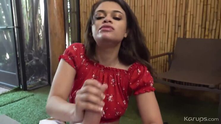 Brunette Latina Amateur Destiny Cruz Fucks Hard