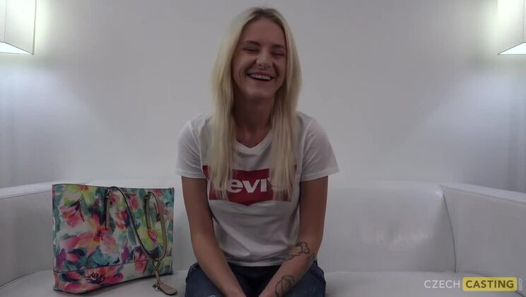 Tattooed Blonde Sabina Seduces