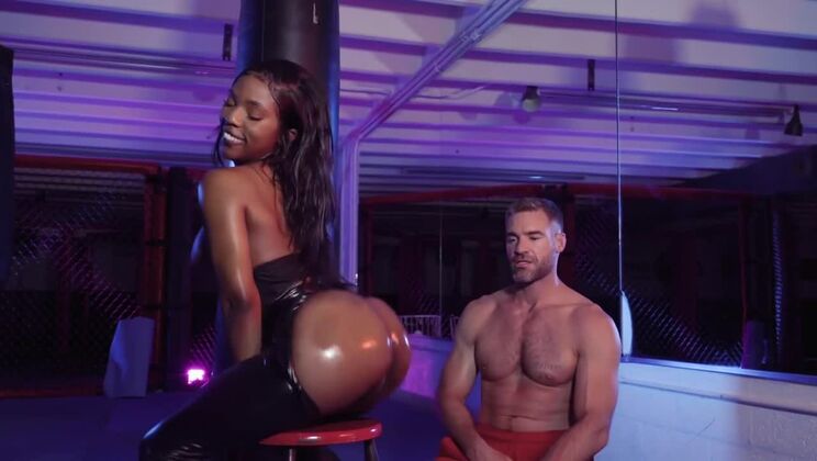 Ebony Sarah Banks Interracial Fucking