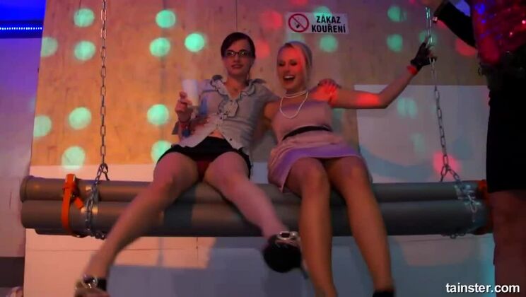 Welli and Leony Aprill's Interracial Lesbian Sex