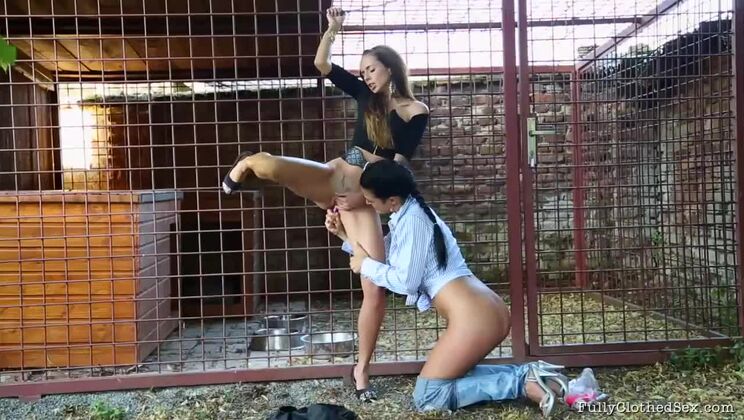 Redhead Lesbian Gina Devine Caught