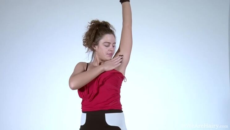 Dominique Goes Commando - and Hairy