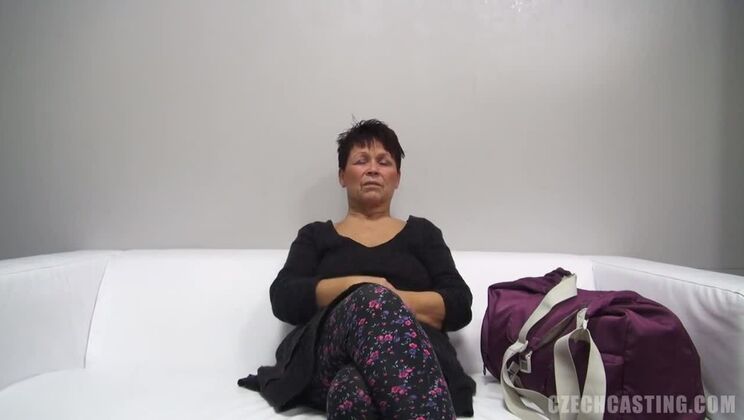 Adorable European Brunette Casting