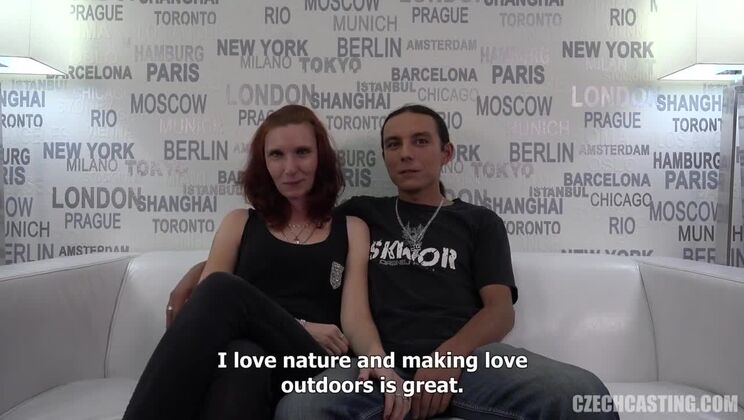 Honza Fucks Hanka Hard in Czech Casting