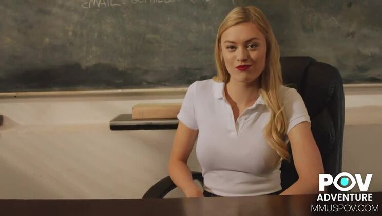 [ModelMediaUS] - Teach Me Blowjob, Amber Moore - POV Fun