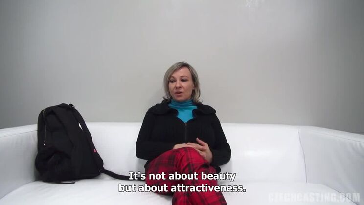 European Casting with Mature Big Tits