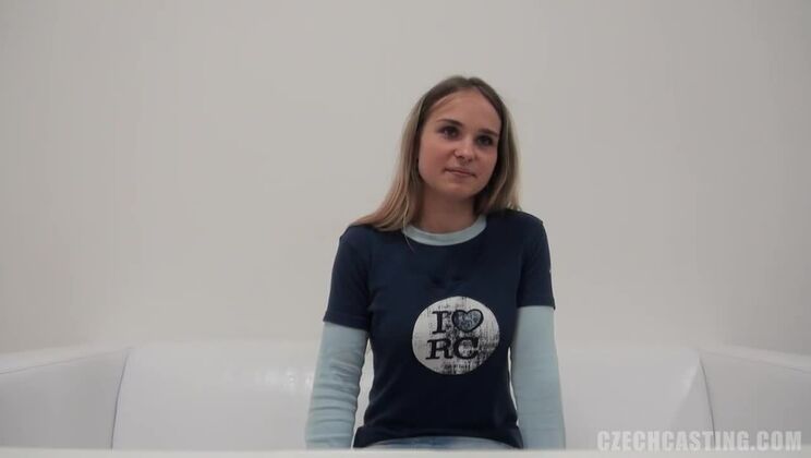 European Cutie Veronika in Czech Casting