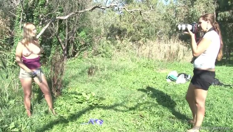 Nature Scene With Arabella Behind The Scenes