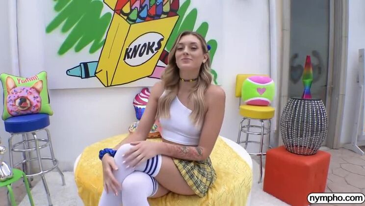 Hairy and Horny: Charlotte Sins in Stockings