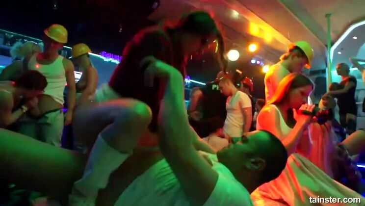 CFNM Lesbian Action - Chelsy Sun & Angel Piaff Dominate in Stockings