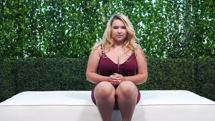 Shaved BBW Crystal in Big Ass Casting