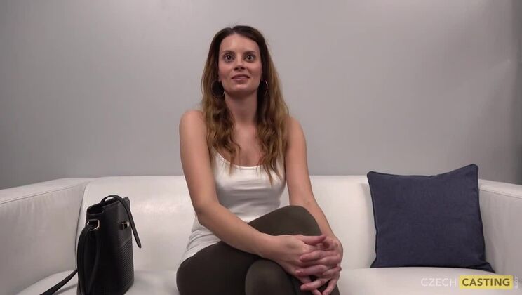 European Small Tits Star Anna in Casting