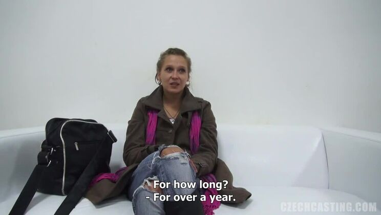Blonde Tease in Czech Casting Call