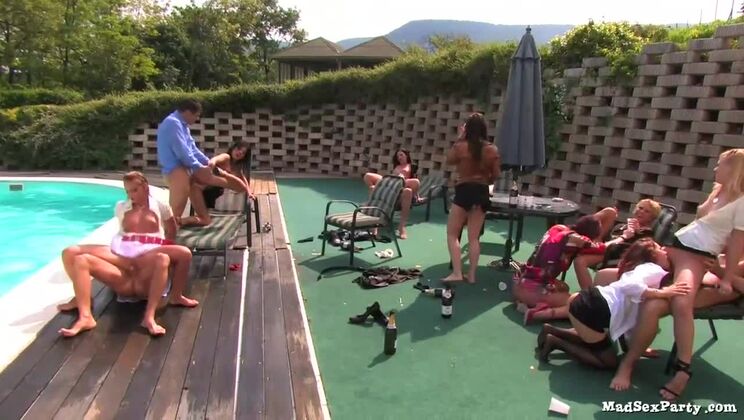 Lulu, Veronica, and Natalie - Pool Party Shenanigans