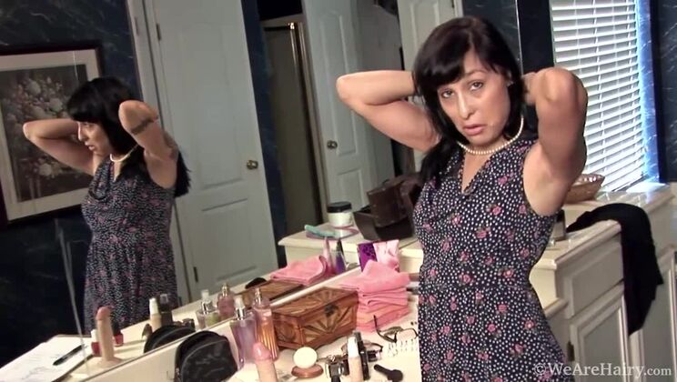 Lucy Dutch - Hairy and Tattooed in Lingerie