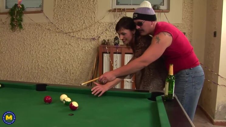 Safina, a Mature Slut, Enjoys Dripping Creampie