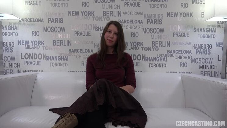 Beautiful European Czech Brunette Pavlina Casting