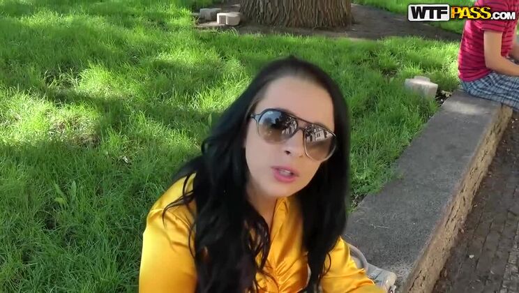 [PublicSexAdventures] - Russian Lovers Get Extreme in Hidden Park - Katrin Tequila - Nick Whitehard