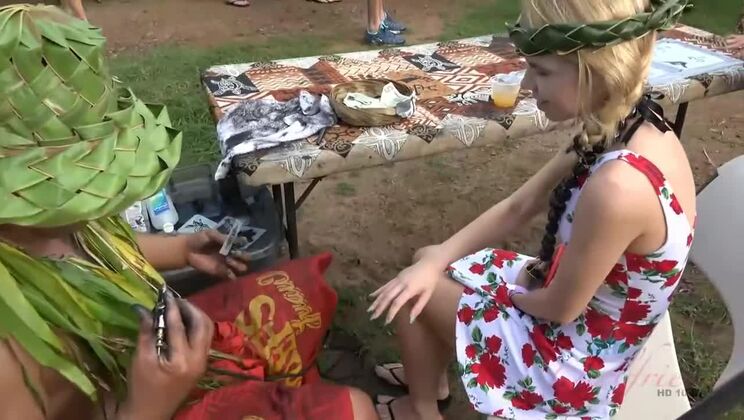 Alina's Having a Blast in Hawaii - Alina West