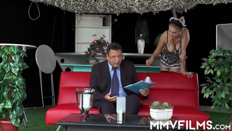 Mia Bitch in Crystal Clear Lingerie