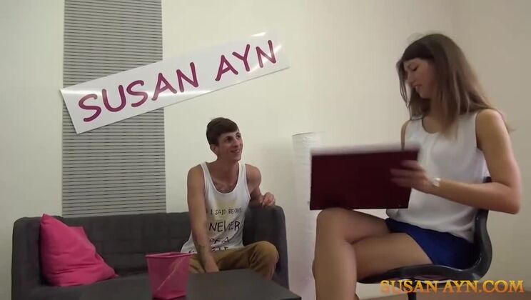 Susan Ayn Facial Fucking with Young College Boy