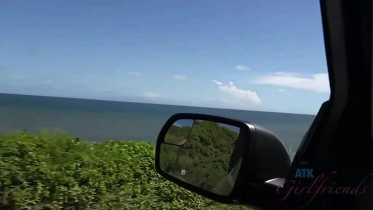 POV Fucking with Ashley Lane in the Car