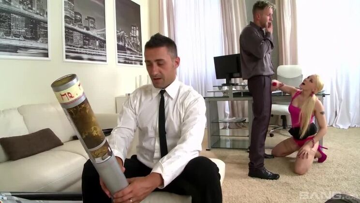 The Secretary's Fantasy: Lola Taylor and Two Bosses