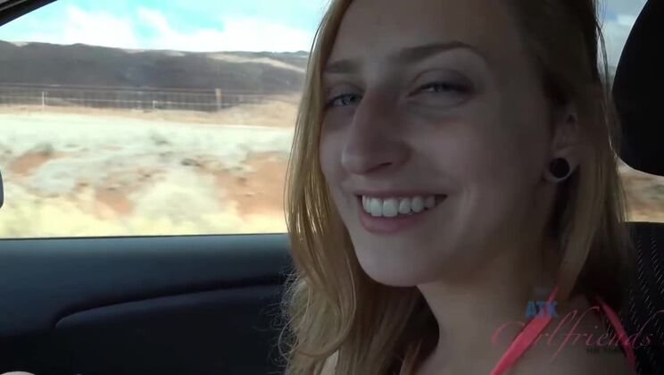 Rococo Royalle Gets Cum on Face in Amateur Beach Adventure