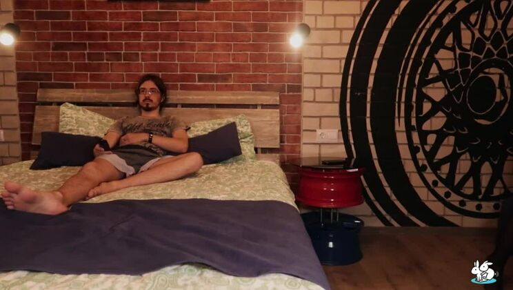 Boyfriend's Cock in Horny Teacher's Mouth