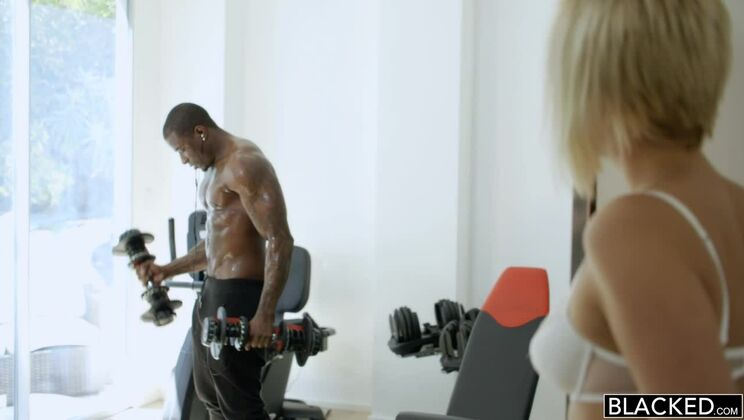 Natural Tits Blonde Cheats on Husband with Black Friend