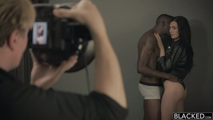 Marley Brinx Rides Big Black Cock