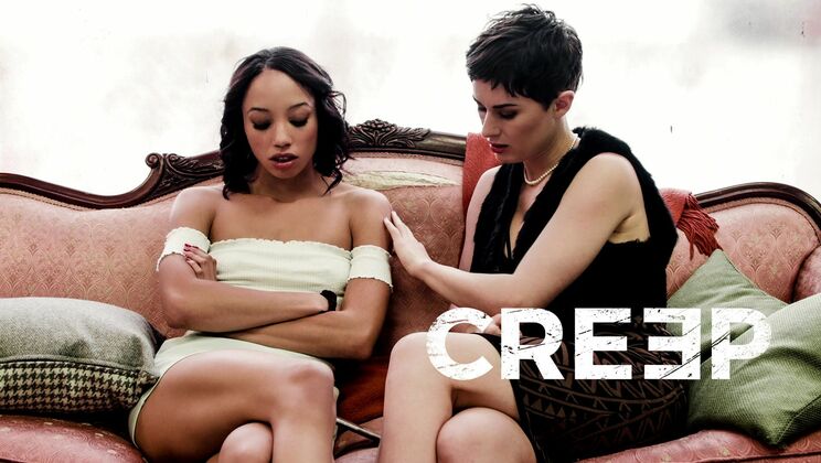 Big Titted Brunettes Olive and Alexis in Lesbian Action