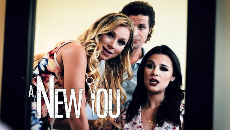 A New You: Lesbian Threesome with Facial